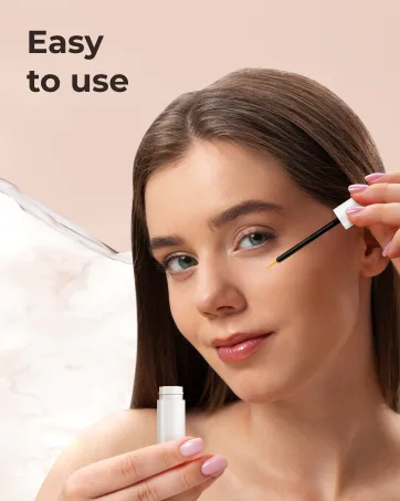 Eyelash & Brow Enhancing Serum | Advanced Lash Growth Serum for Fuller Longer Eyelashes & Thicker Brows | Vegan Hydrating Lash Serum 6 ml - 2 fl oz - vita lash brow serum