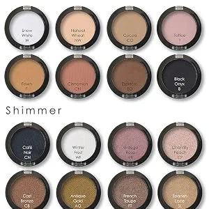 Mehron Makeup Matte E.Y.E Powder SNOW WHITE (.12 oz) - eye shadow matte shimmer