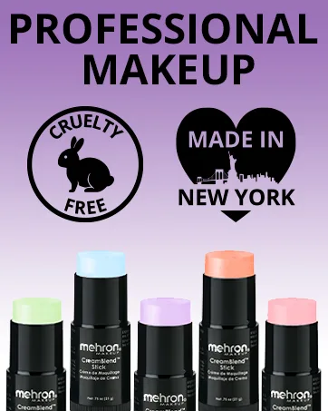 Mehron Makeup Matte E.Y.E Powder SNOW WHITE (.12 oz) - Mehron Professional Makeup