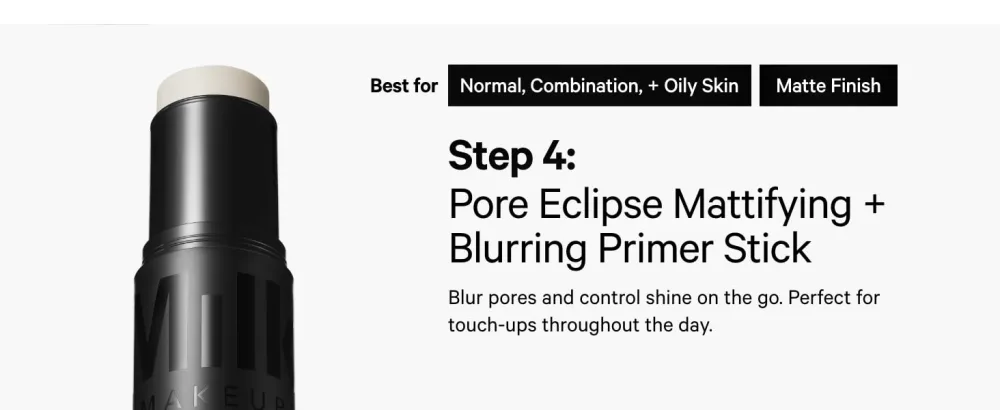 Milk Makeup Pore Eclipse Matte Translucent Setting Powder Translucent Light - 0.55 oz - Sets Makeup for Up to 16 Hours Blurs Pores and Fine Lines & Controls Shine - Vegan & Cruelty Free - Milk Pore Eclipse