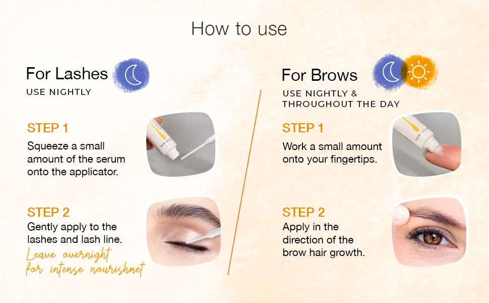 Godefroy Color Keep For Lashes and Brows - eyelash lash tint dye color shade brown light medium women beauty face brows mascara kit henna long