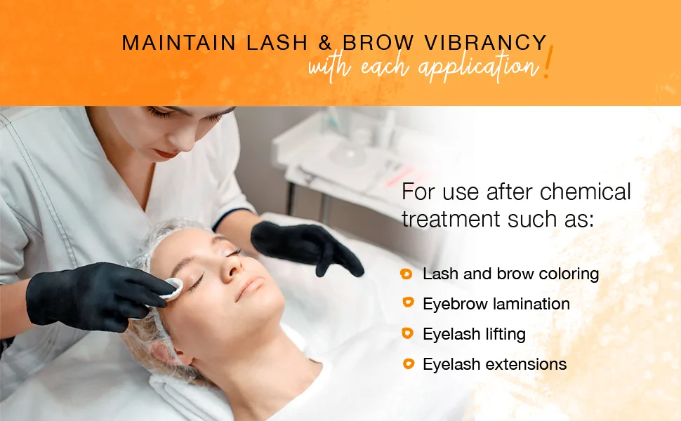 Godefroy Color Keep For Lashes and Brows - eyelash lash tint dye color shade brown light medium women beauty face brows mascara kit henna long