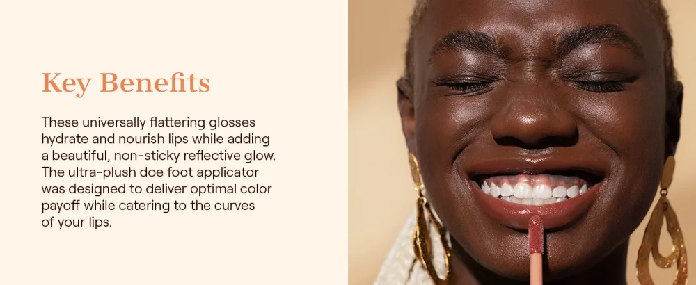 Live Tinted Get Glossy Huegloss High-Shine Lip Gloss Trio Kit: Includes Huegloss in Shades Grace Smart and Honor 3 Piece Set - Huegloss