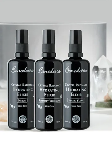 Benedetta Eye Serum - Anti-Aging Highly Absorbent Antioxidant-Rich Dark Circles Eye Puffiness Wrinkles 0.5 oz (15ml) - Crystal Radiance Hydrating Elixir
