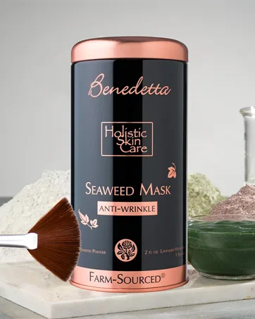 Benedetta Eye Serum - Anti-Aging Highly Absorbent Antioxidant-Rich Dark Circles Eye Puffiness Wrinkles 0.5 oz (15ml) - Seaweed mask