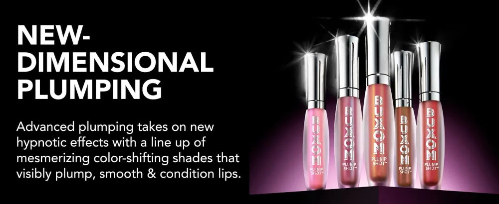 BUXOM Plump Shot Collagen-Infused Lip Serum Flush Full Size Flush Shimmer  - PS MULTICHROME