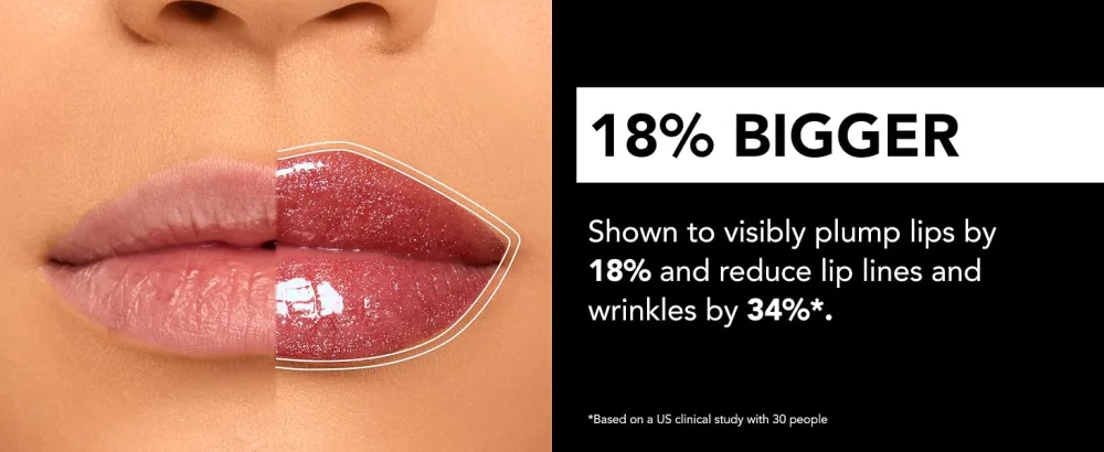 BUXOM Plump Shot Collagen-Infused Lip Serum Flush Full Size Flush Shimmer  - PS MULTICHROME