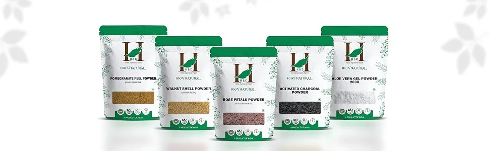 H&C 100% Natural Walnut Shell Powder for Scrub Formulation 227gms (1/2 LB) - H&C Common