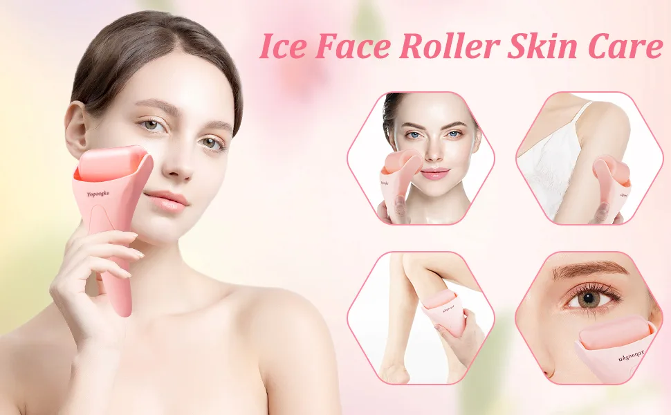 Gua Sha Facial Tools Guasha Tool for Face Ice Roller for Face Face Roller & Massager Guasha Tool Gifts Skincare Tools for Women - ice face roller