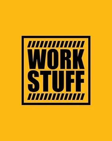 WORK STUFF Foam Bottle - WS-LOGO yellow