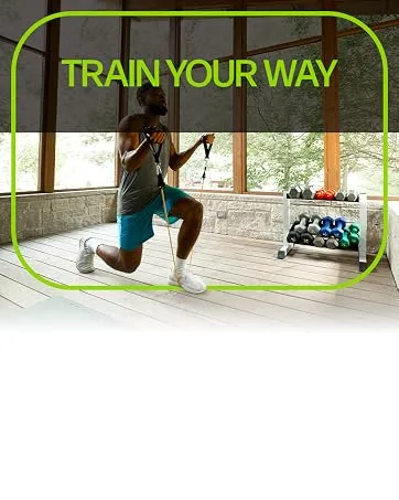 Pull Up Assist Band - Stretch Resistance Band - Mobility Band - Powerlifting Bands - Extra Durable Pull-Up (5 Band Set) - Train Your Way