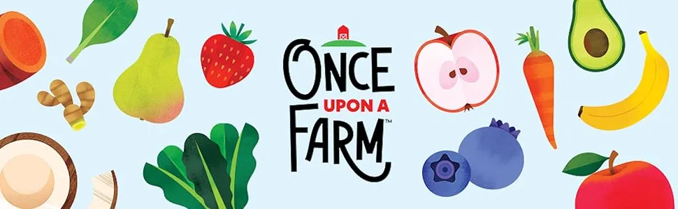 Once Upon a Farm Organic Pineapple Banana Dragon Fruit Immunity Blend Kids Snack 3.2oz Pouch - once upon a farm