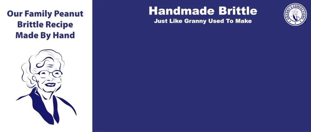 Grannys Confections Peanut Brittle Gourmet Handmade with Virginia Peanuts Old Fashioned Peanut Brittle Candy Gluten Free 6oz Bag - Grannys Confections Peanut Brittle Candy Cashew Brittle Pecan Brittle Jalapeno Peanut Brittle Spicy