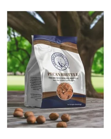 Grannys Confections Peanut Brittle Gourmet Handmade with Virginia Peanuts Old Fashioned Peanut Brittle Candy Gluten Free 6oz Bag - Old Fashioned Pecan Brittle Candy from Grannys Confections