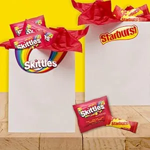 STARBURST Original Fun Size Chewy Candy Bulk Pack, 4 Pound Box - bulk candy, chewy candy,