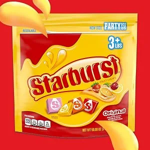 STARBURST Original Fruit Chews Candy, 2.07 ounce (36 Single Packs) - product information 5