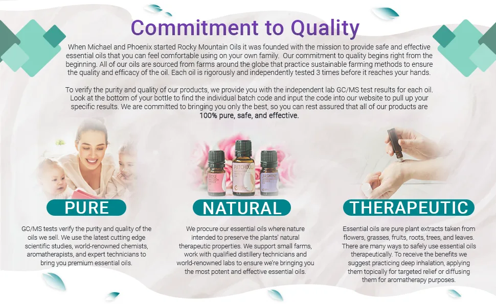 Rocky Mountain Oils Purify Essential Oil Blend 15ml - Organic Diffuser Oil Frankincense Sage Oil Pure Essential Oils for Diffuser and Aromatherapy Perfect for Hotel Spa Diffuser Oil - organic essential oils scented oils pure tea tree oil tree tea oil lemon grass oils