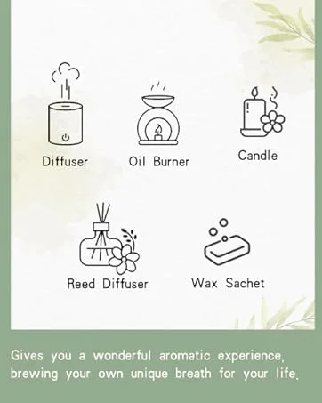3.38FL.OZ Coconut & Vanilla Fragrance Oils for Aromatherapy Essential Oils for Diffusers for Home Perfect for Diffuser Yoga DIY Candle and Soap Making - 100ml - product information 12
