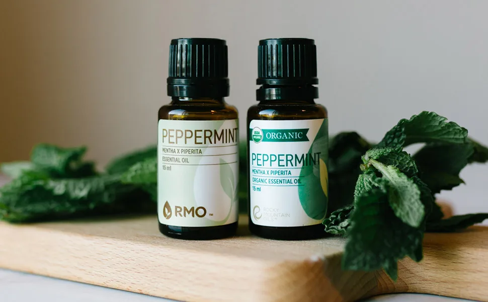 Rocky Mountain Oils Organic Peppermint Essential Oil 15ml 100% Pure USDA Organic for Aromatherapy & Topical Use - Peppermint 2