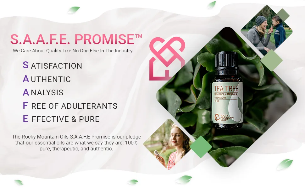 Rocky Mountain Oils Tea Tree Essential Oil - for Aromatherapy Diffuser Topical and Home - Nail Face Hair and Skin Care Essential Oils - 15ml - tea tree essential oil tea tree oil percent pure essential oils for skin use nail fungus treatment