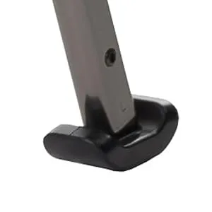 Stander Replacement Ski Glides, Compatible with the EZ Fold-N-Go Walker and the Able Life Space Saver Walker, Black, Set of 2 2 Count (Pack of 1) - easy to replace and install