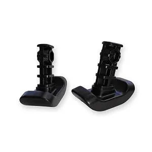 Stander Replacement Ski Glides, Compatible with the EZ Fold-N-Go Walker and the Able Life Space Saver Walker, Black, Set of 2 2 Count (Pack of 1) - walker glides