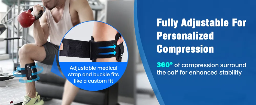 Sciatica Pain Relief Devices Sciatica Ease Nerve Pain Relief Brace for Men Women Sciatica Nerve Knee Brace Calf Brace with Dual Pressure Pads Targeted Compression for Sciatica Relief - sciatica knee brace as seen on tv calf braces for leg pain
