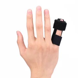 FILFEEL Finger Splint Adjustable Support Brace with Hook&Loop Tape for Straightening Curved Deformation - JM02965-2