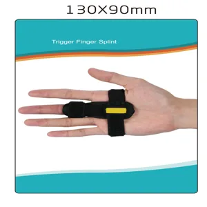FILFEEL Finger Splint Adjustable Support Brace with Hook&Loop Tape for Straightening Curved Deformation - JM02965-3