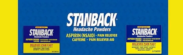 Stanback Headache Powders | 50 Count | Packaging May Vary 50 Count (Pack of 1) - Stanback Headache Powders