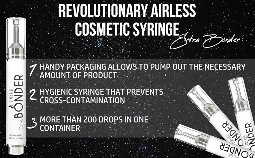 Stacy Lash Extra Bonder for Eyelash Extensions / 0.50 fl. oz. / 15ml / Super Sealer/Prevents Adhesive Shock Polymerization/Reduces Semi-Permanent Glue Fumes/Professional Use Only - natural pads para pegamento permanent pestanas premade primer products professional real remover