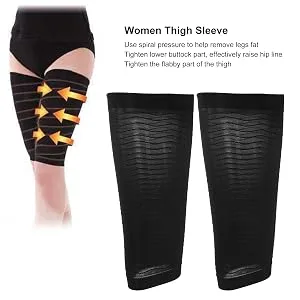 Thighs Shaper Slimming Compression Leg Wrap Slimming Thigh Wraps Compression Sleeve Womens Leg Thigh Shapers for Fat Burning and Beautifying - Thigh Slimmer Shapers for Women