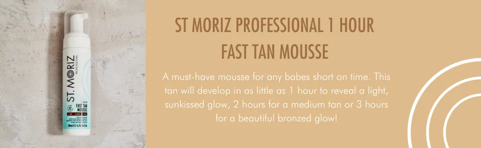 St. Moriz Professional Instant Self Tanning Mousse, 200ml, Dark - St Moriz