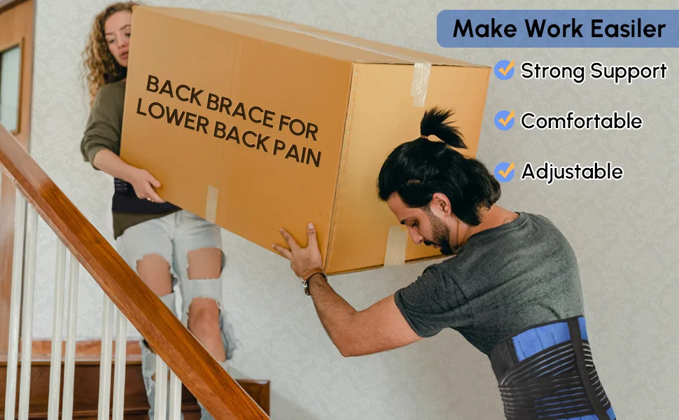 Aptoco Back Brace for Lower Back Pain Relief Back Support Belt Invisible Lumbar Spine Protection Belt Compression Breathable Posture Corrector with 4 Anatomical Stays(Waist: 35''-40.5'') Medium - product information 22