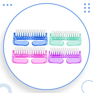 Sstyle Nail brushes for cleaning Fingernail brush Pedicure Manicure brush for Men and Women(5Pcs pack) - handle grip nail brushes