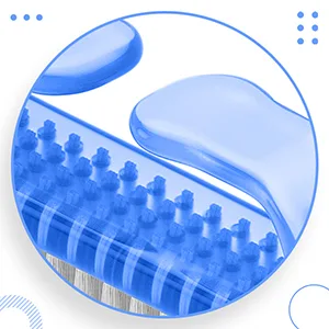 Sstyle Nail brushes for cleaning Fingernail brush Pedicure Manicure brush for Men and Women(5Pcs pack) - sturdy handle