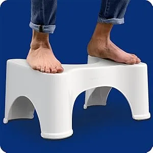 Squatty Potty The Original Bathroom Toilet Stool Height, White, 9 Inch (Pack of 1) - product information 9