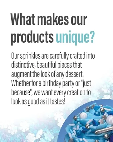 Sprinkles | Mermaid Sprinkles | 4 oz | Cupcake Sprinkles | Cake Sprinkles | Purple and Teal Sprinkles | Manvscakes - brand story