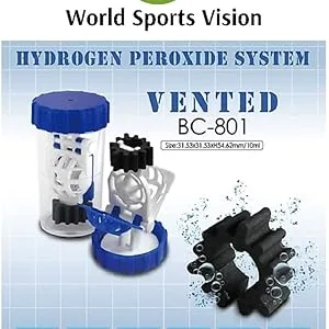 SPORTS WORLD VISION Hydrogen Peroxide Contact Lens Case (3 Pieces) Easy to Carry Vented Universal Protective Case, Barrel Shaped Contact Lens Cleaning Container for Everyday Use - main
