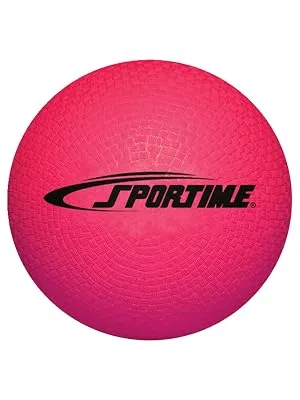 Sportime Playground Ball, 10 Inches, Red - Red Playground ball