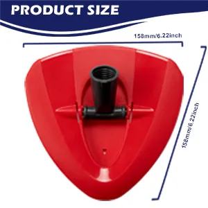 Spin Mop Replacement Base Compatible with Ocedar 1 Tank Spinning Mop System, Rotating Triangle Mop Replace Head Cover - Spin Mop Replacement Head