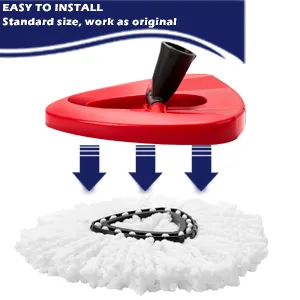 Spin Mop Replacement Base Compatible with Ocedar 1 Tank Spinning Mop System, Rotating Triangle Mop Replace Head Cover - Spin Mop Replacement Mop