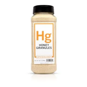 Spiceology - Honey Granules - Great for Baking- Granulated Honey - Honey Powder - Spices and Seasonings -24 oz - spiceology spiceologist honey granules granulated sugar sweet
