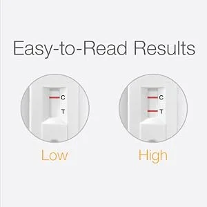 Spermcheck Vasectomy Home Test Kit | FSA - HSA Eligible - Easy to read results one red line indicates low sperm count two red bars indicates high sperm count