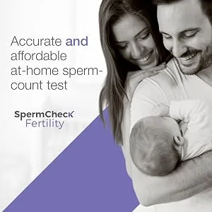 Spermcheck Fertility Home Test Kit for Men- Shows Normal or Low Sperm Count- Easy to Read Results-Convenient, Accurate, Private - accurate and affordable at home sperm count test spermcheck fertility