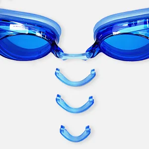 Speedo Unisex-Child Swim Goggles Vanquisher 2.0 Junior Mirrored Silver - Nose Pieces