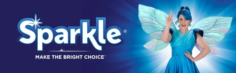 Sparkle Tear-A-Square Paper Towels, 2 Double Rolls  4 Regular Rolls, 2 Count (Pack of 1) - Brand Image