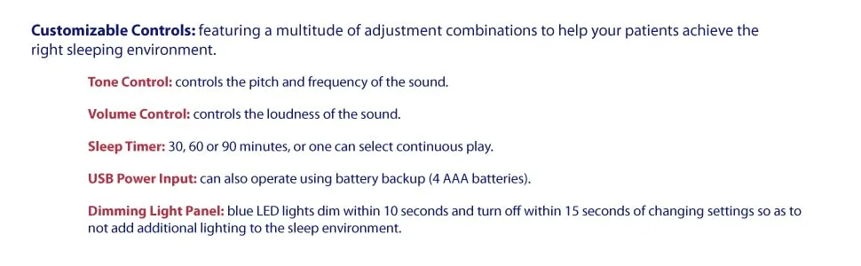 Sonorest Sleep Tones, Sound Machine for Tinnitus, Masking Device for Ear Ringing, Portable for Convenient Use - relief, buzzing, ringing, doctor recommended, melatonin