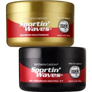SoftSheen-Carson Sportin' Waves Gel Pomade with Wavitrol III, 3.5 oz 3.5 Ounce (Pack of 1) Regular Hold - product information 1