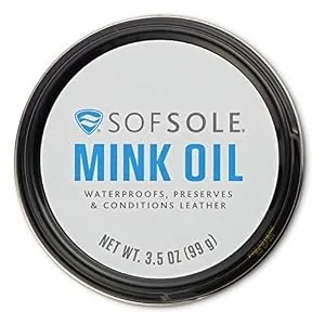 Mink Oil for Conditioning and Waterproofing Leather 1 Pack - Sof Sole Mink Oil for Conditioning and Waterproofing Leather